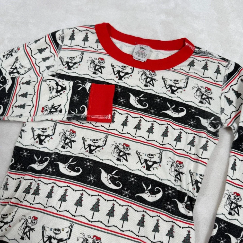 Hanna Andersson Nightmare Before Christmas Pajamas Set Kids 12‎ Organic Cotton